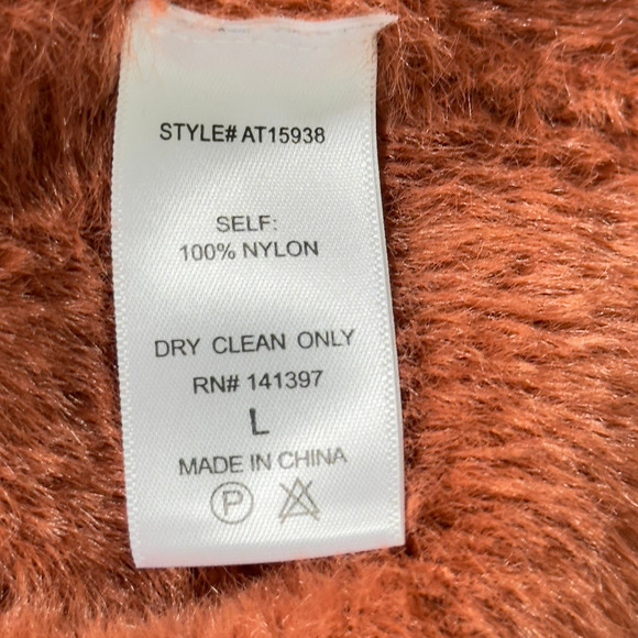 ASTR The Label Soft and Fuzzy Cropped Sweater Terracotta (L) - Picture 12 of 12